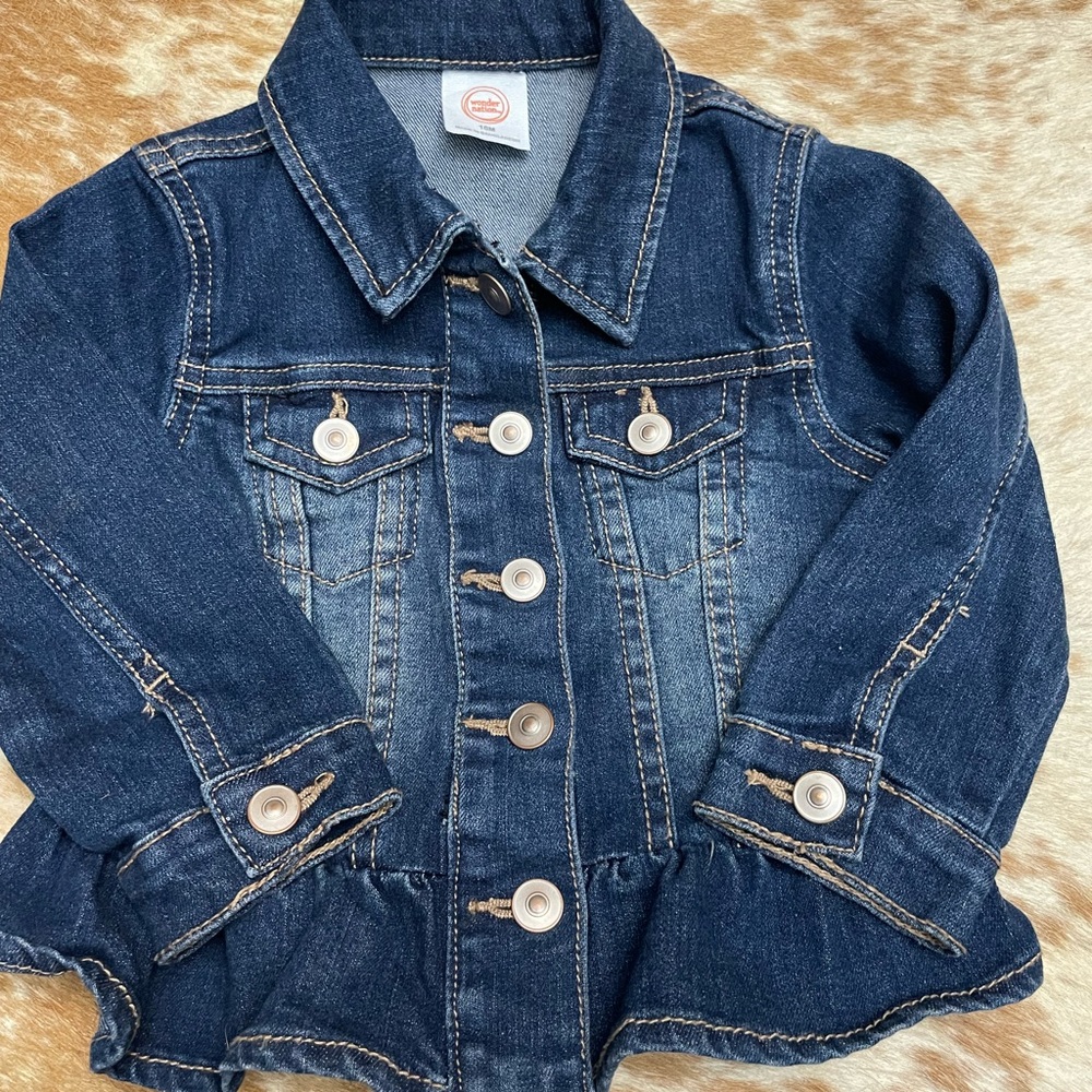 Denim Jacket Wonder nation Size 18 months